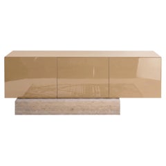 Mogg Block Sideboard – Design Bellavista & Piccini Glossy RAL 1001 / Travertine