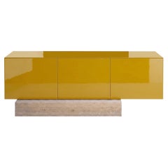 Mogg Block Sideboard – Design Bellavista & Piccini Glossy RAL 1005 / Travertine