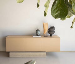Mogg Block Sideboard – Design Bellavista & Piccini - Matt RAL 1001 / Travertine