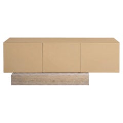 Mogg Block Sideboard – Design Bellavista & Piccini - Matt RAL 1001 / Travertine