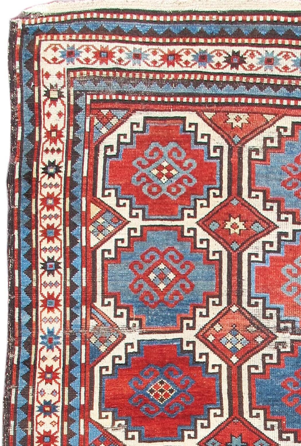 Caucasian Moghan rug. Measures: 4'1