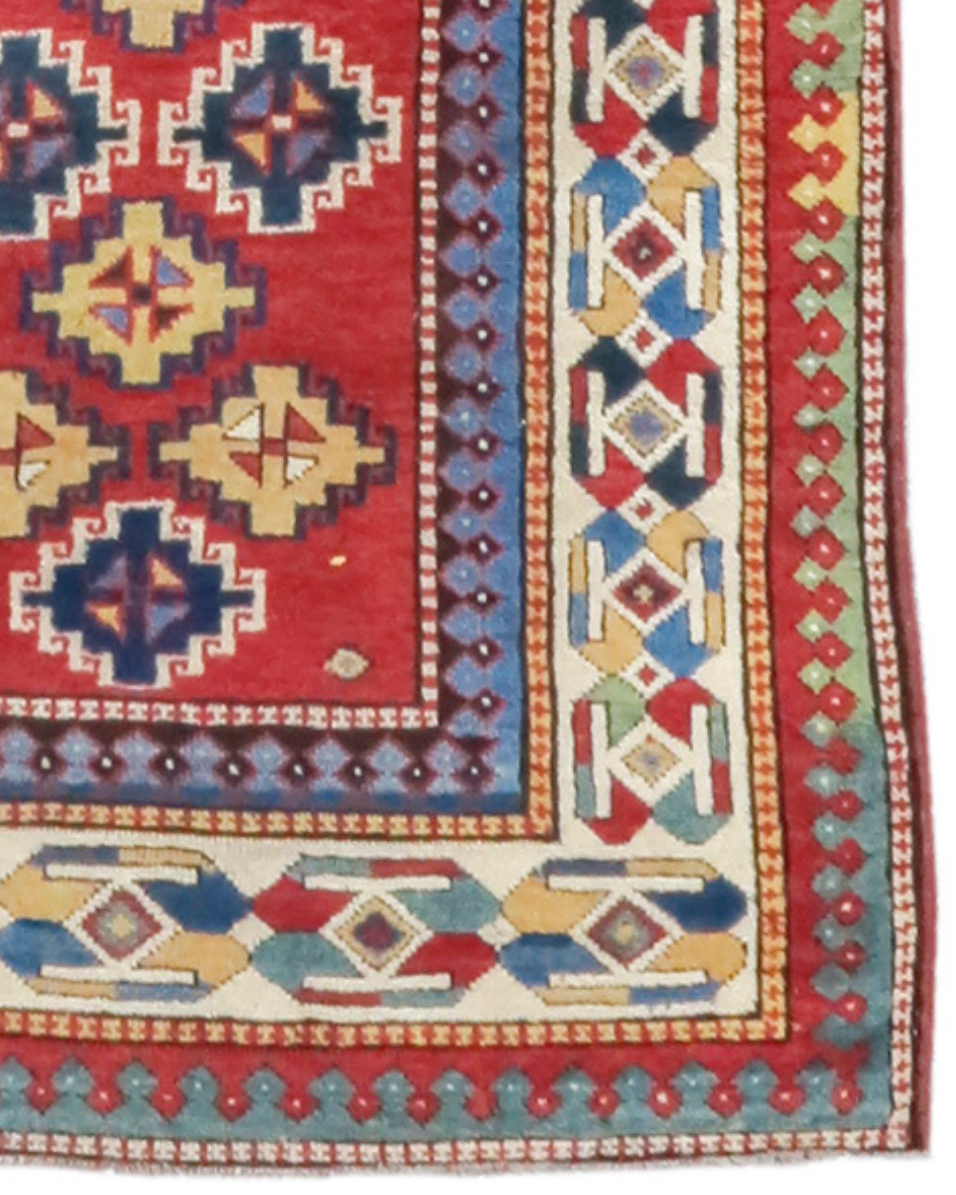 Antique Caucasian Moghan Runner Rug, 19th Century

Additional Information:
Dimensions: 3'3
