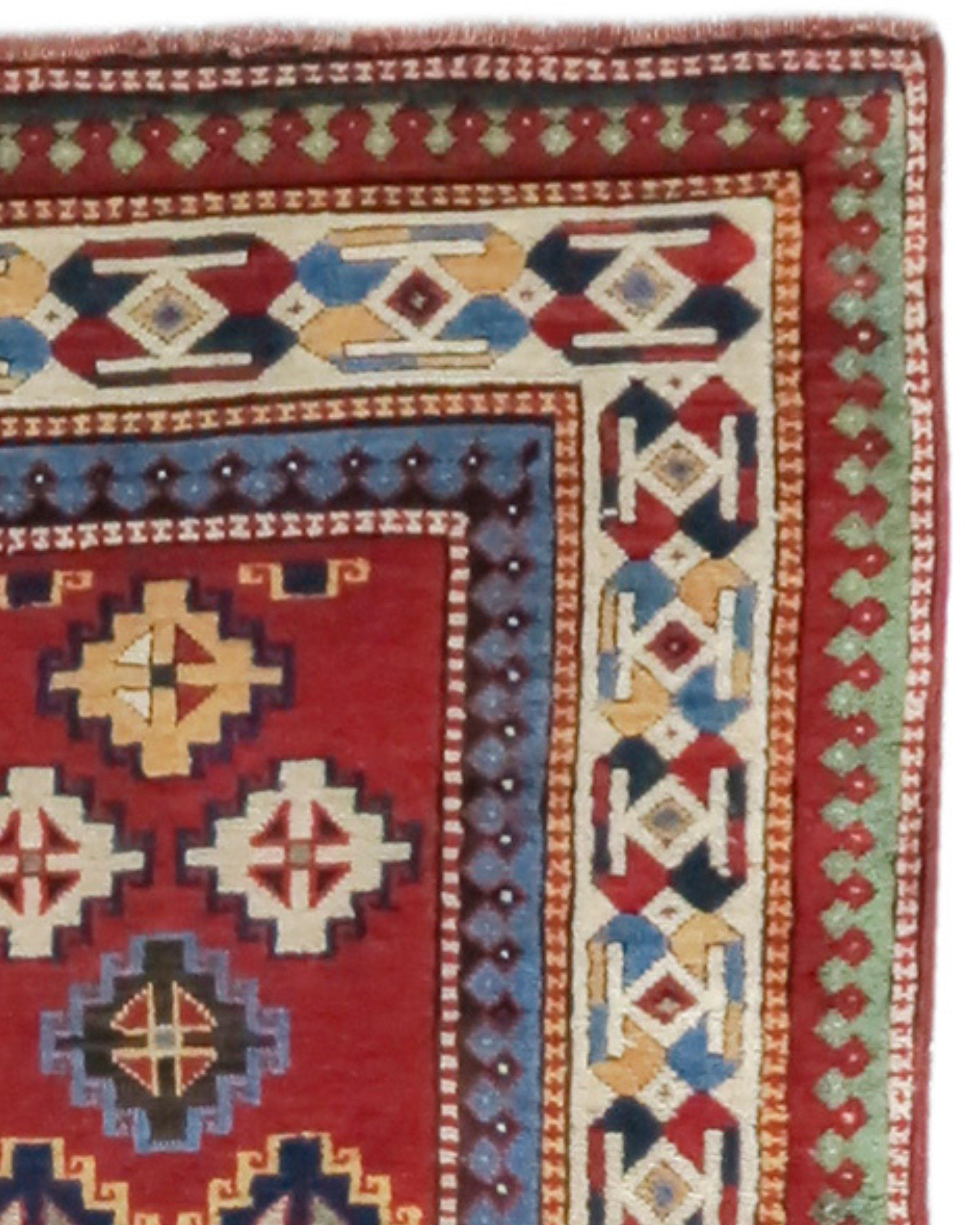 Antique Moghan Runner, 19th Century In Good Condition For Sale In San Francisco, CA