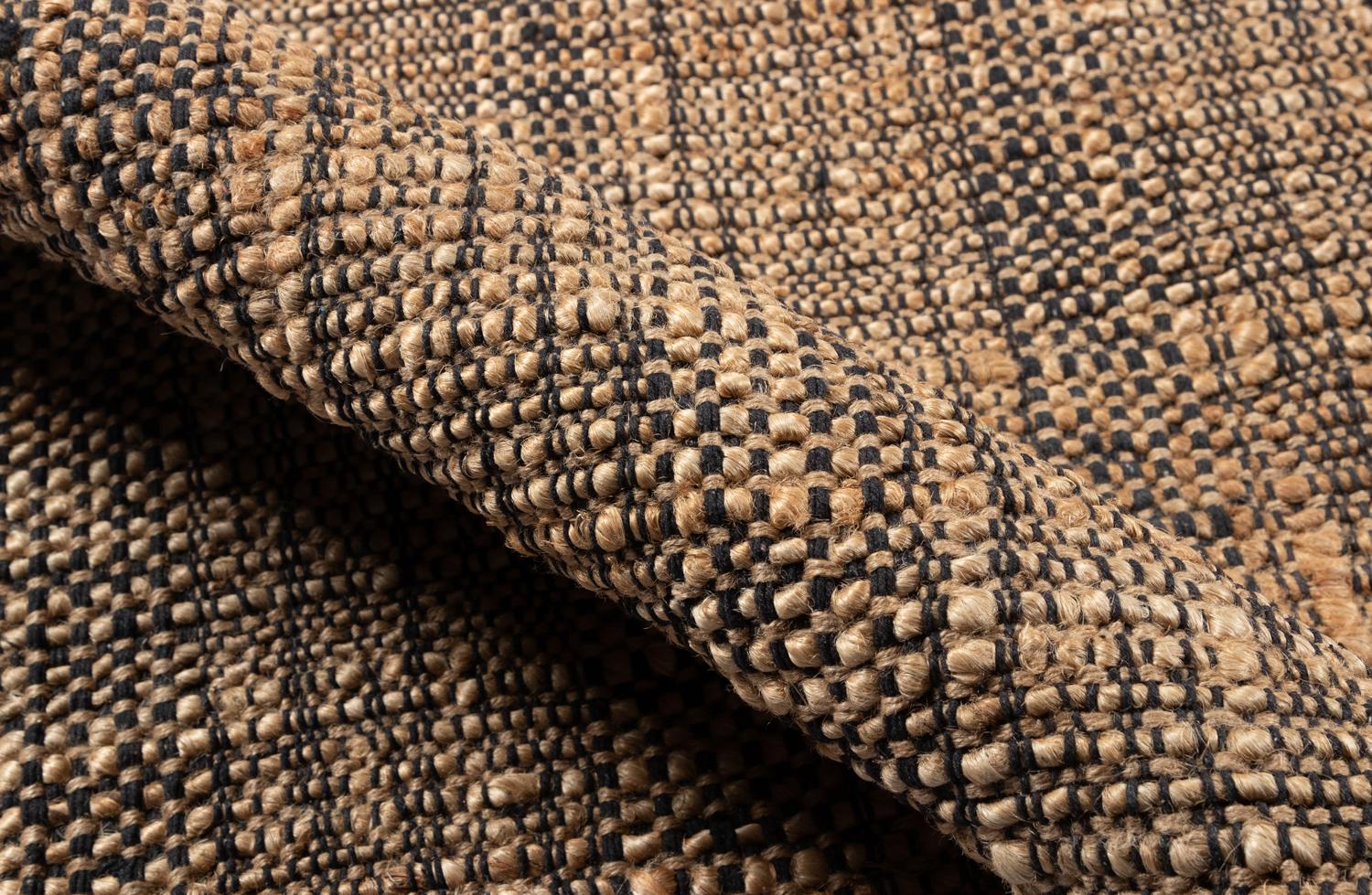 “Moghar Kaffrine” Handwoven Jute Flatweave Rug 'Natural' by Christiane Lemieux In New Condition For Sale In New York, NY