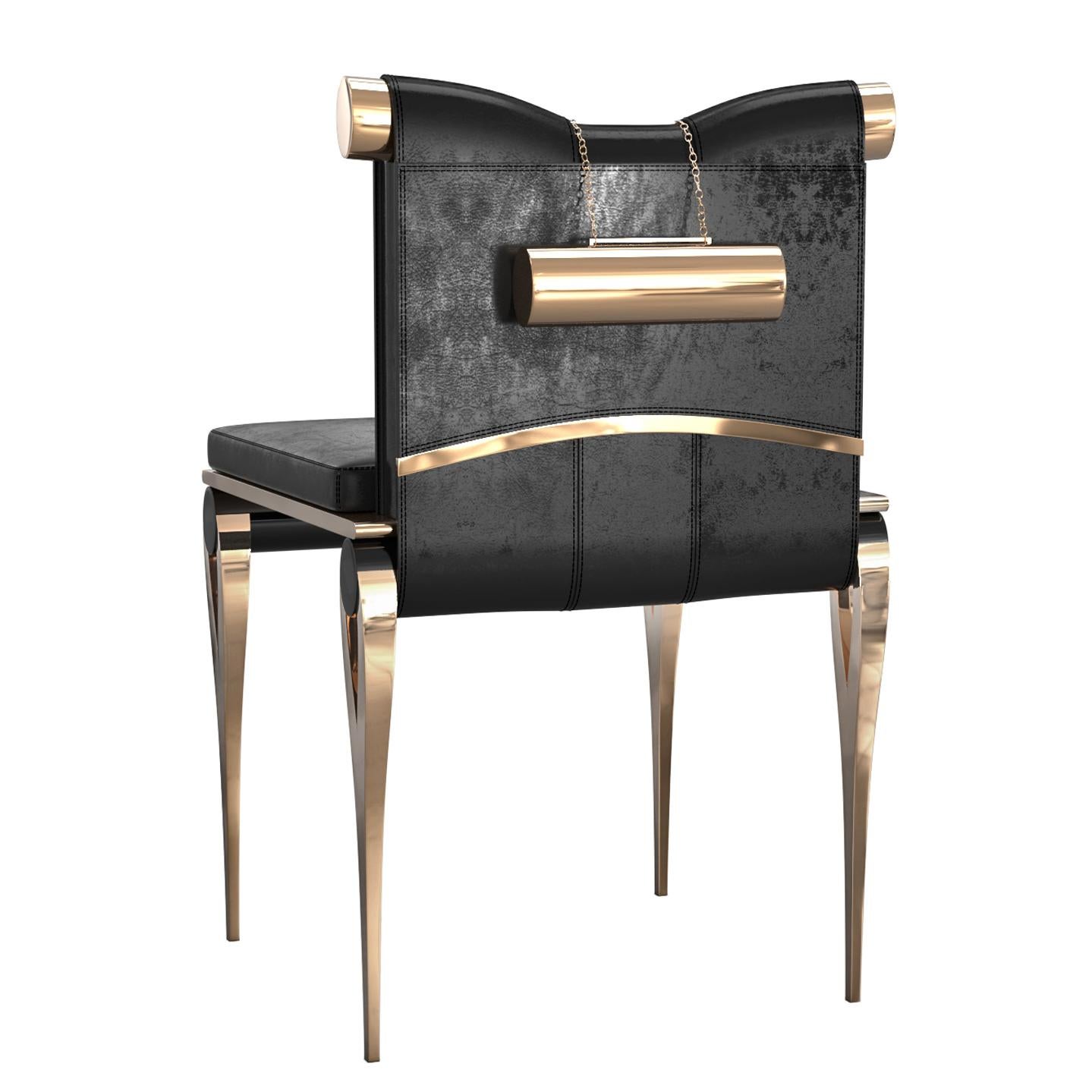 Chaiseglie, ensemble de huit, bronze et accessoires exclusifs, faits à la main, Istanbul en vente 5
