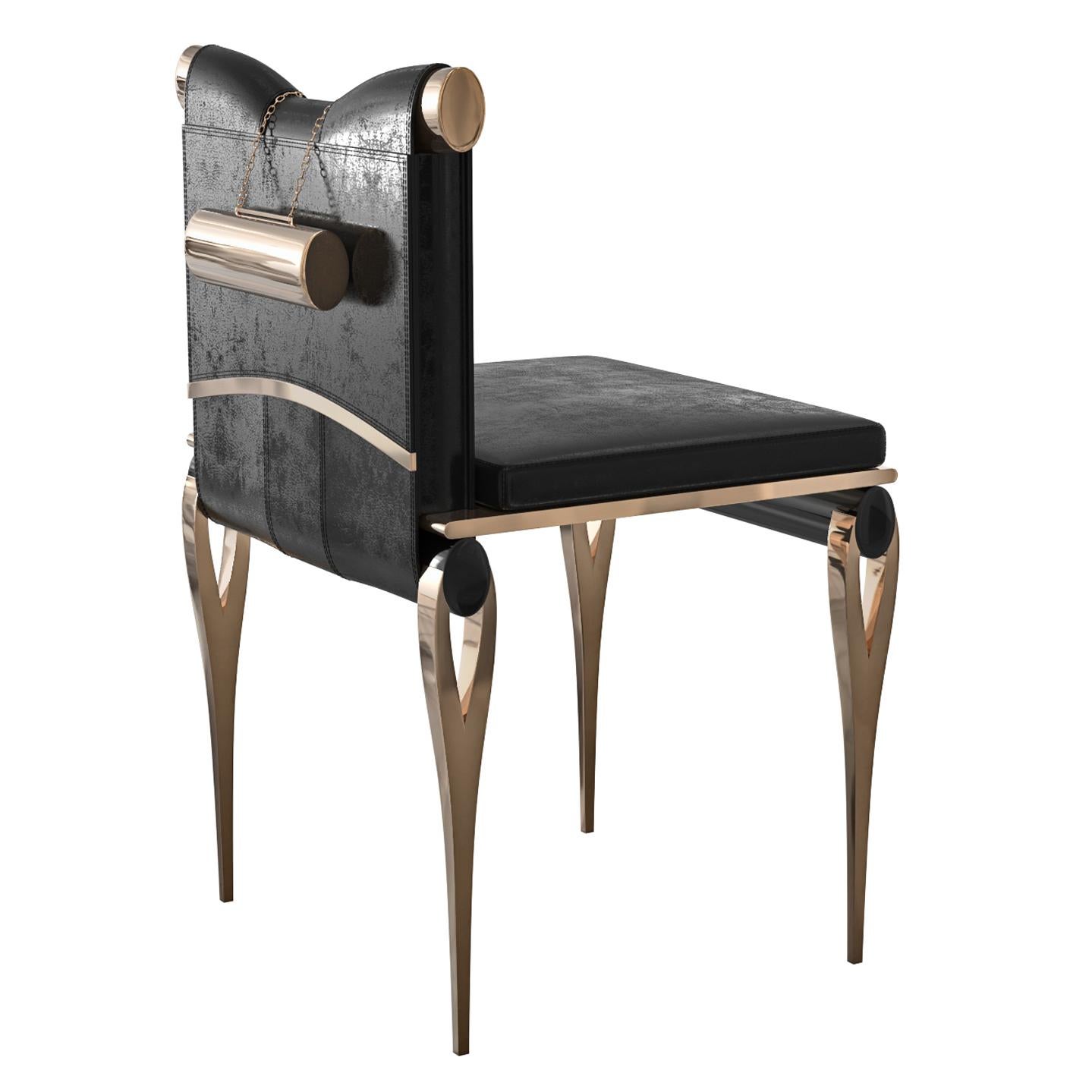 Turc Chaiseglie, ensemble de huit, bronze et accessoires exclusifs, faits à la main, Istanbul en vente