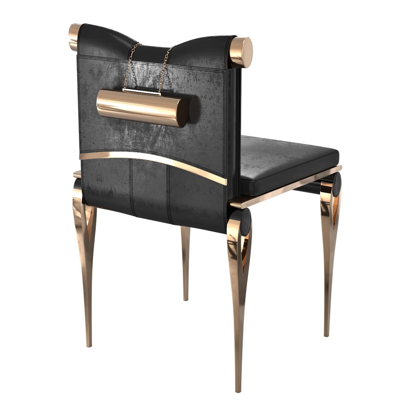Chaiseglie, ensemble de huit, bronze et accessoires exclusifs, faits à la main, Istanbul en vente 1