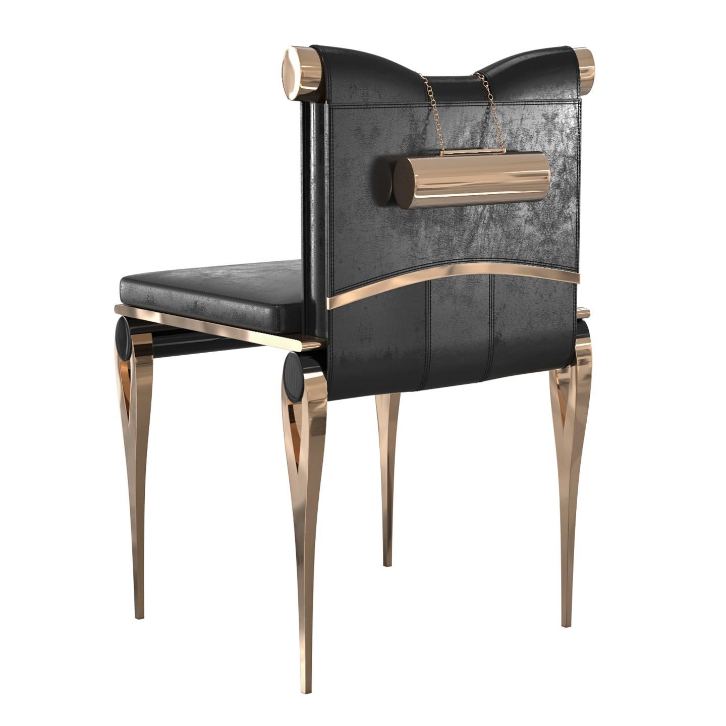 Chaiseglie, ensemble de huit, bronze et accessoires exclusifs, faits à la main, Istanbul en vente 3