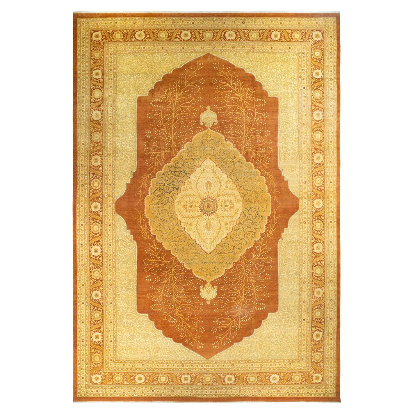 Mogul, One-of-a-Kind Hand-Knotted Area Rug, Brown