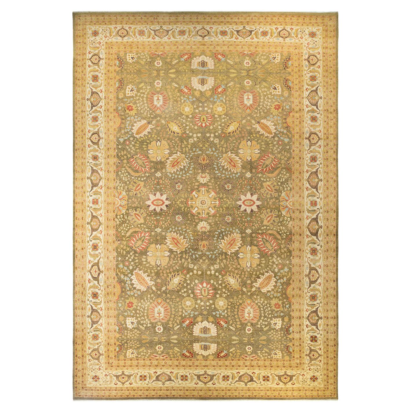 Mogul, One-of-a-Kind Hand-Knotted Area Rug, Green