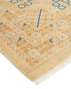 Mogul, One-of-a-Kind Hand-Knotted Area Rug  - Ivory, 12' 4" x 21' 1"