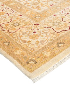 Mogul, One-of-a-Kind Hand-Knotted Area Rug  - Ivory, 9' 4" x 16' 10"