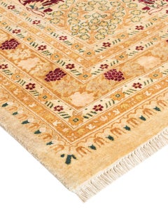 Mogul, One-of-a-Kind Hand-Knotted Area Rug, Yellow