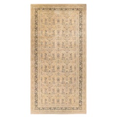 Mogul, One-of-a-Kind Hand-Knotted Runner  - Beige, 9' 0" x 18' 10"