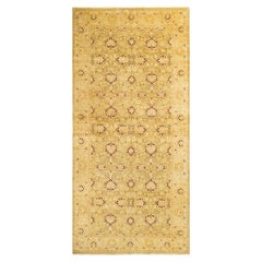 Mogul, One-of-a-Kind Hand-Knotted Runner, Green