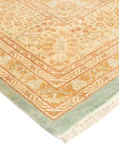 Mogul, One-of-a-Kind Hand-Knotted Runner, Light Blue