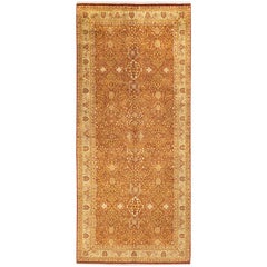 One-of-a-Kind Mogul Traditional Hand-Knotted Runner, Orange 6' 1" x 14' 1"