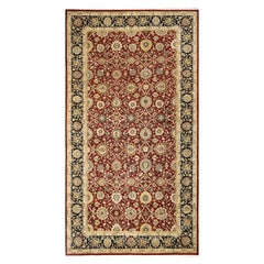 Mogul, One-of-a-Kind Hand-Knotted Runner, Red