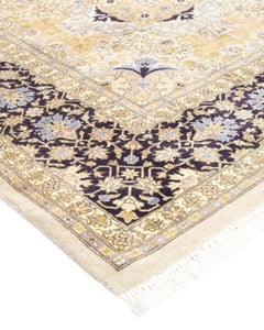 Mogul, One-of-a-Kind Hand-Knotted Runner, Yellow