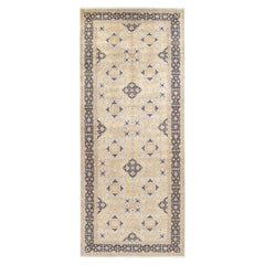 Mogul, One-of-a-Kind Hand-Knotted Runner, Yellow