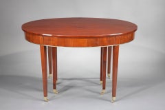 Mohagany Oval Table from the Directoire Period