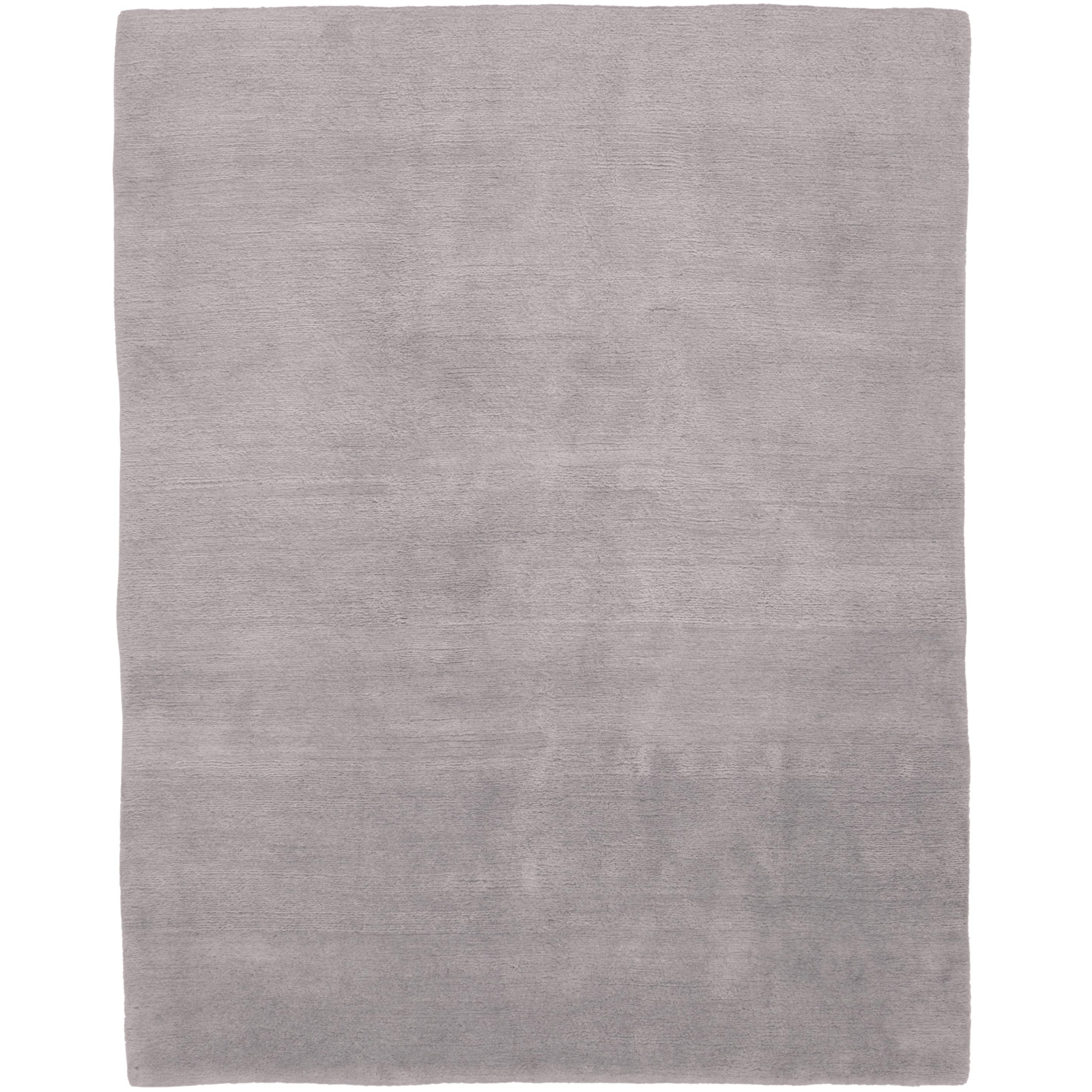 Mohair Dove Hand-Knotted 10x8 Rug in Wool by The Rug Company