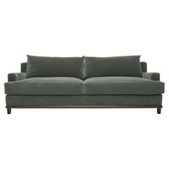 Mohair George Sofa by Brian Paquette for Lawson-Fenning