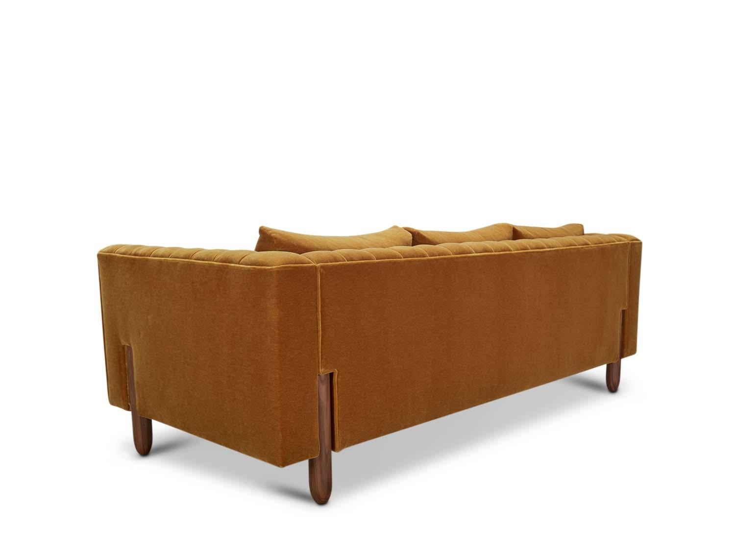 American Mohair Isherwood Sofa by Lawson-Fenning For Sale
