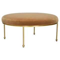 Mohair Orsini Ottoman by Lawson-Fenning