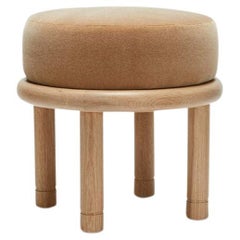 Mohair Petite Moreno Ottoman by Lawson-Fenning