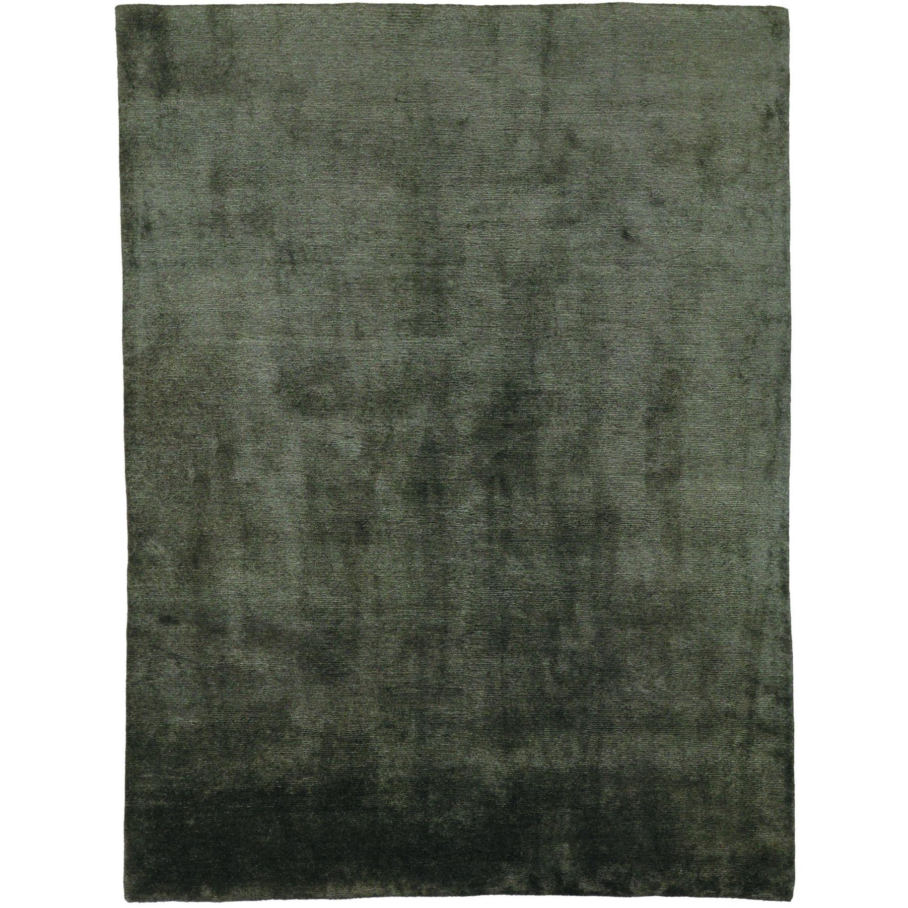 Mohair Slate Hand-Knotted 10x8 Rug in Wool by The Rug Company