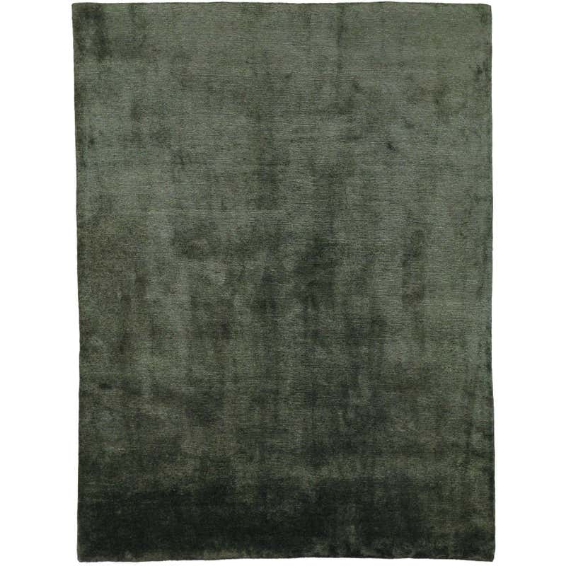 Mohair Slate Hand-Knotted 10x8 Rug in Wool by The Rug Company For Sale ...