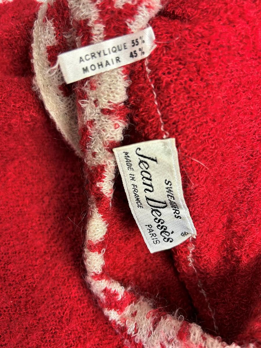 Mohair Sweater and skirt by Jean Dessès - France Circa 1968 in vendita 7