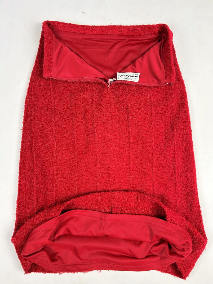 Mohair Sweater and skirt by Jean Dessès - France Circa 1968 in vendita 8