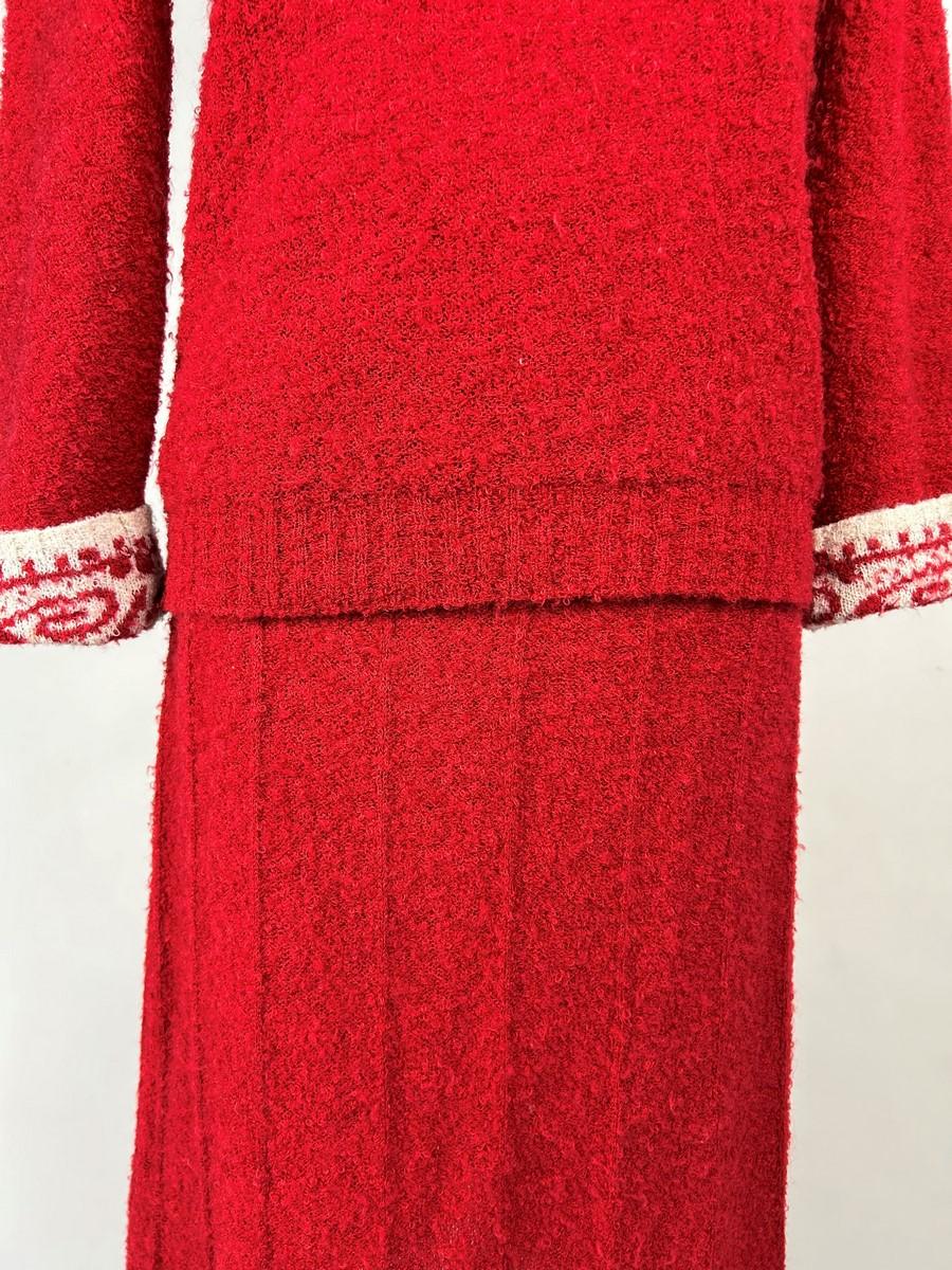 Mohair Sweater and skirt by Jean Dessès - France Circa 1968 in vendita 1