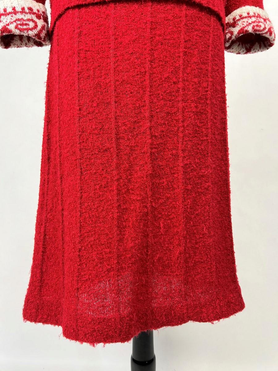 Mohair Sweater and skirt by Jean Dessès - France Circa 1968 in vendita 2