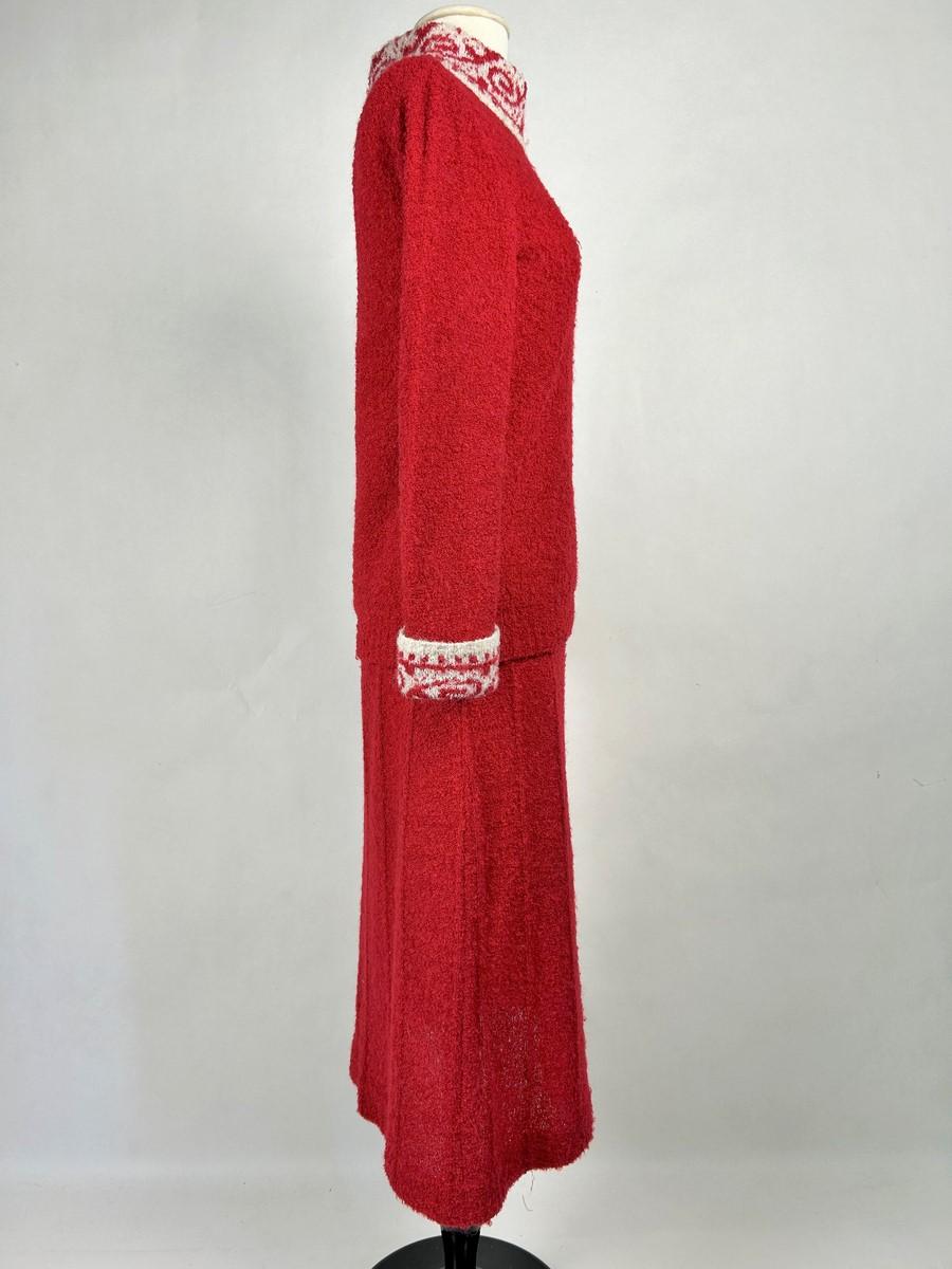 Mohair Sweater and skirt by Jean Dessès - France Circa 1968 in vendita 3