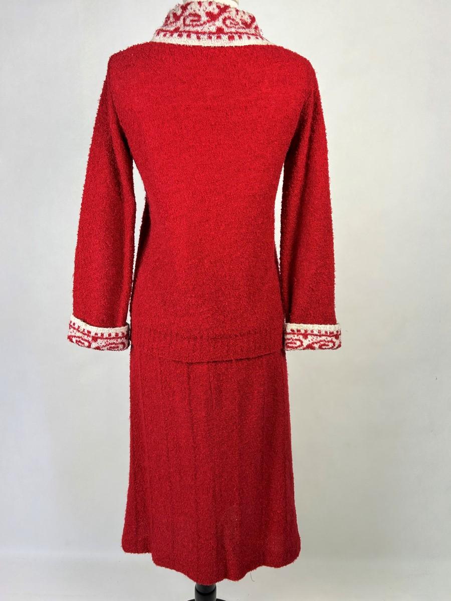 Mohair Sweater and skirt by Jean Dessès - France Circa 1968 in vendita 4