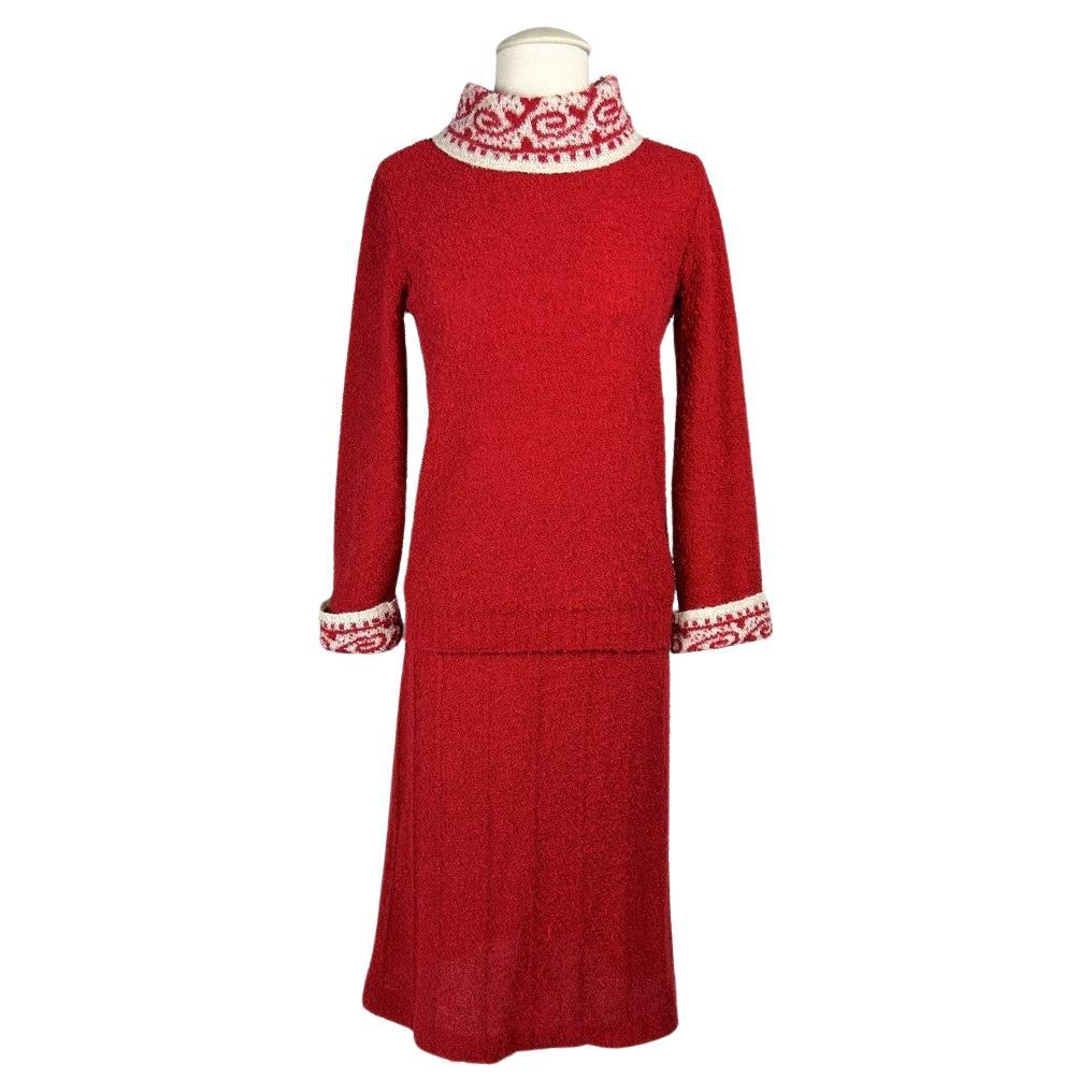 Mohair Sweater and skirt by Jean Dessès - France Circa 1968