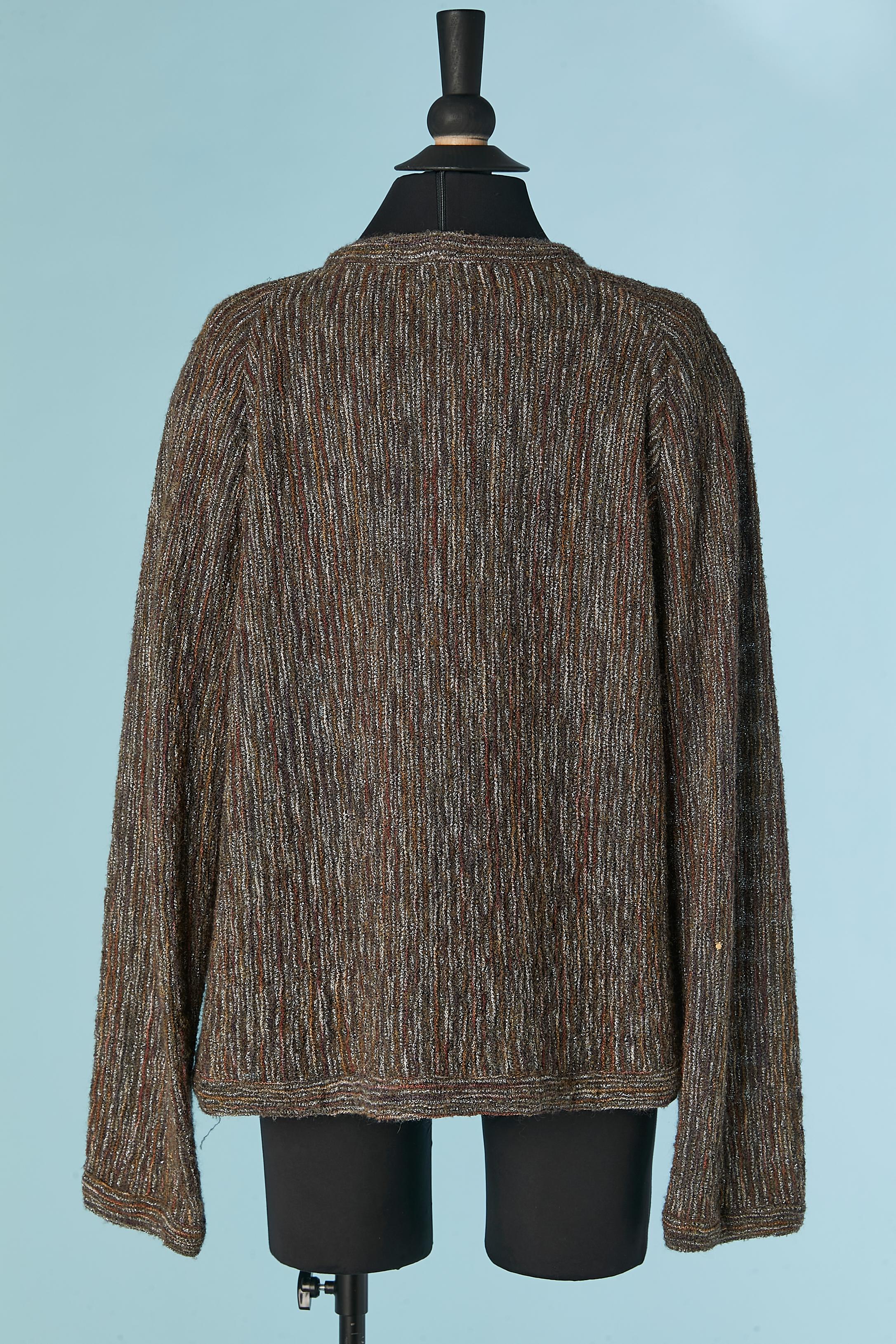 Women's Mohair, wool and lurex jacquard  cardigan MISSONI for Hudson's For Sale