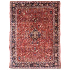 Antique Mohajeran Sarouk carpet