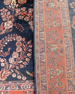 Mohajeran Sarouk Rug with Thick Pile, Early 20th Century