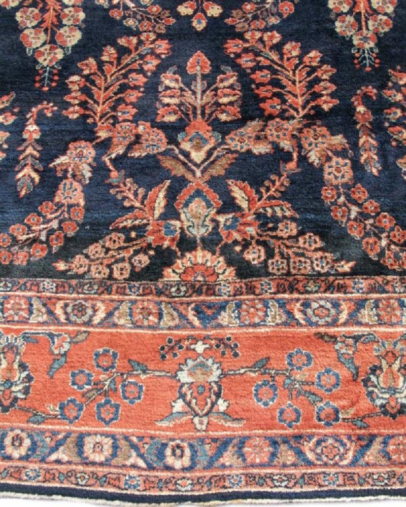 Hand-Knotted Mohajeran Sarouk Rug, Early 20th Century For Sale