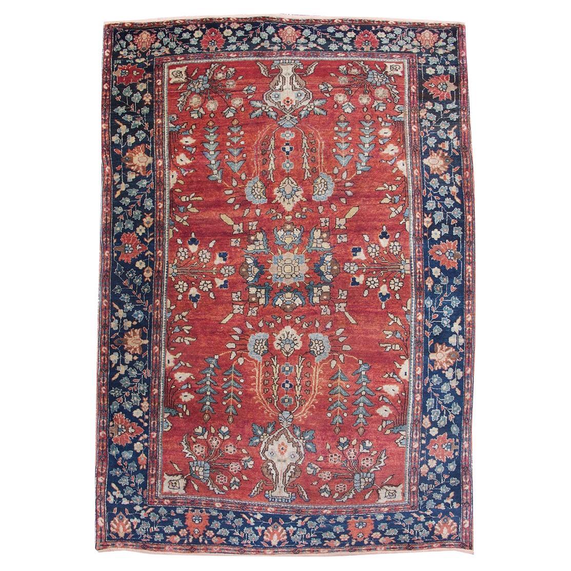 Tapis sarouk de Mohajeran, début du 20e siècle en vente