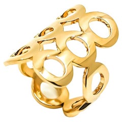 Geometric Ring in 18kt Gold by Mohamad Kamra
