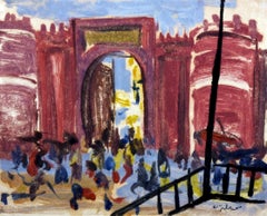 „Yemen“, Gemälde 8" x 10" Zoll von Mohamed Abla