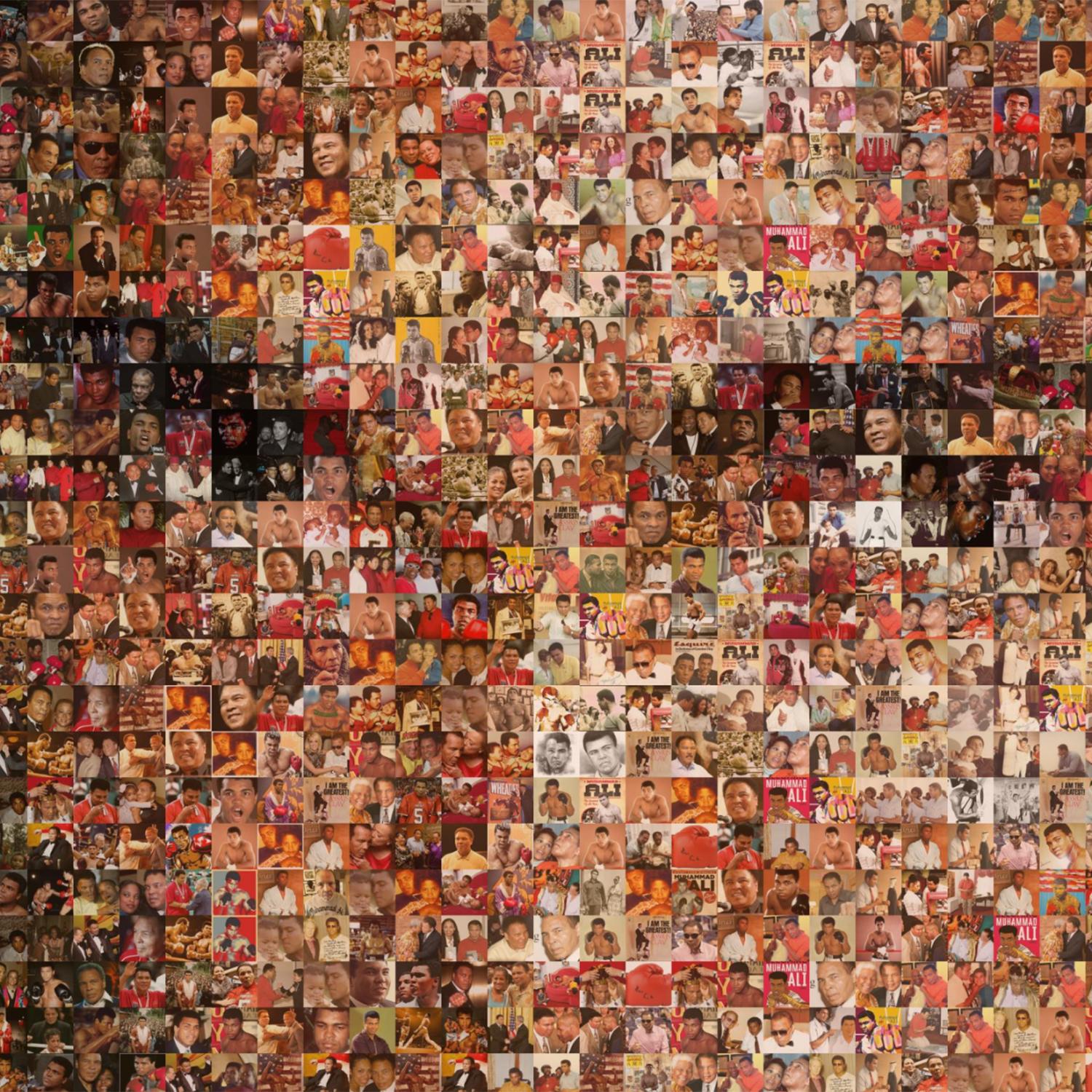 French Mohamed Ali Mosaic Photos For Sale