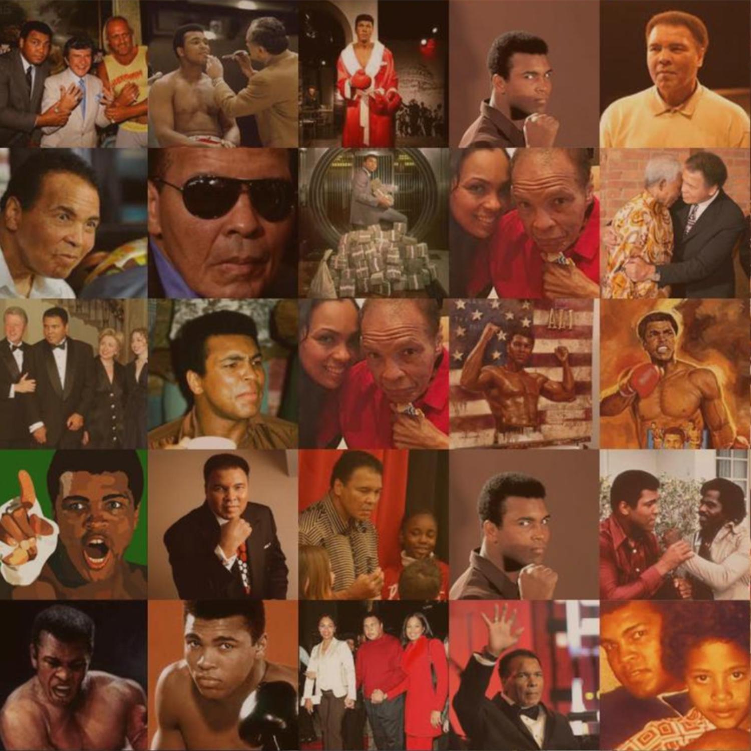 Mohamed Ali Mosaic Photos For Sale 1