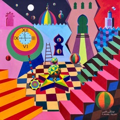 DREAMSCAPE FOUNTAIN  - GEOMETRIC SURREALISM