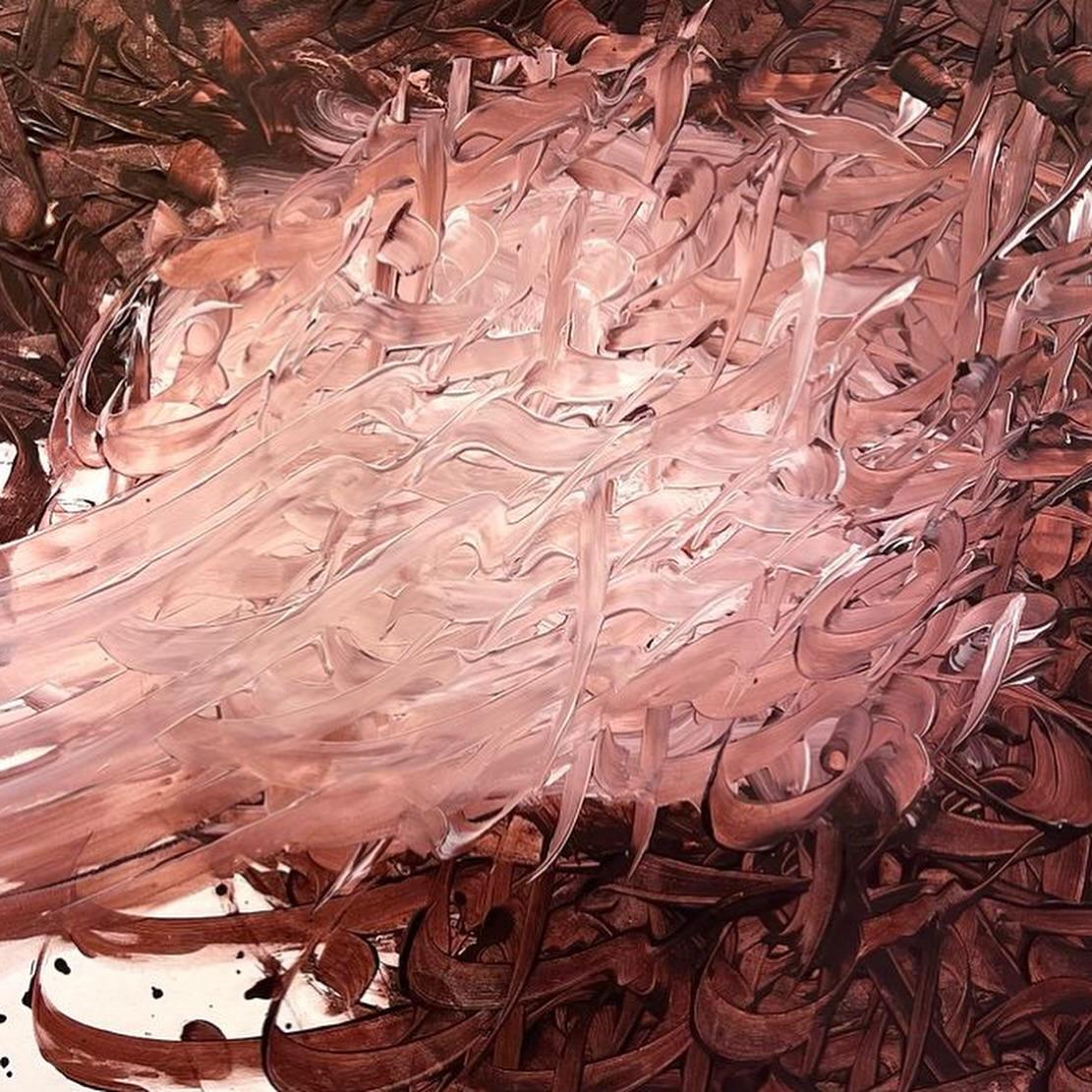 „Love“ Kalligrafie Abstraktes Gemälde 55